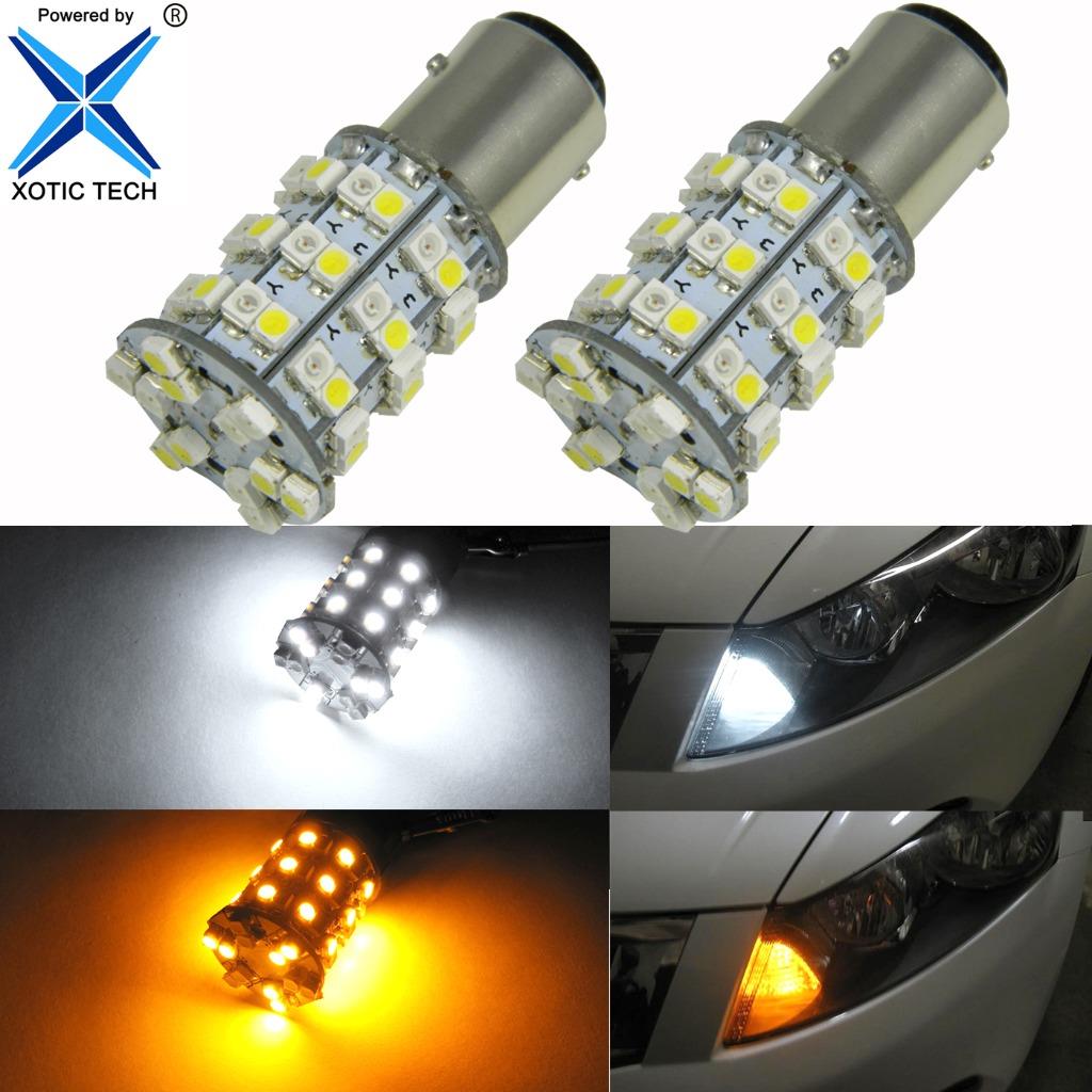 60-SMD Switchback LED Front Turn Signal Light Bulbs for Honda Accord Civic CR-V | eBay 2002 Honda Crv Front Turn Signal Bulb