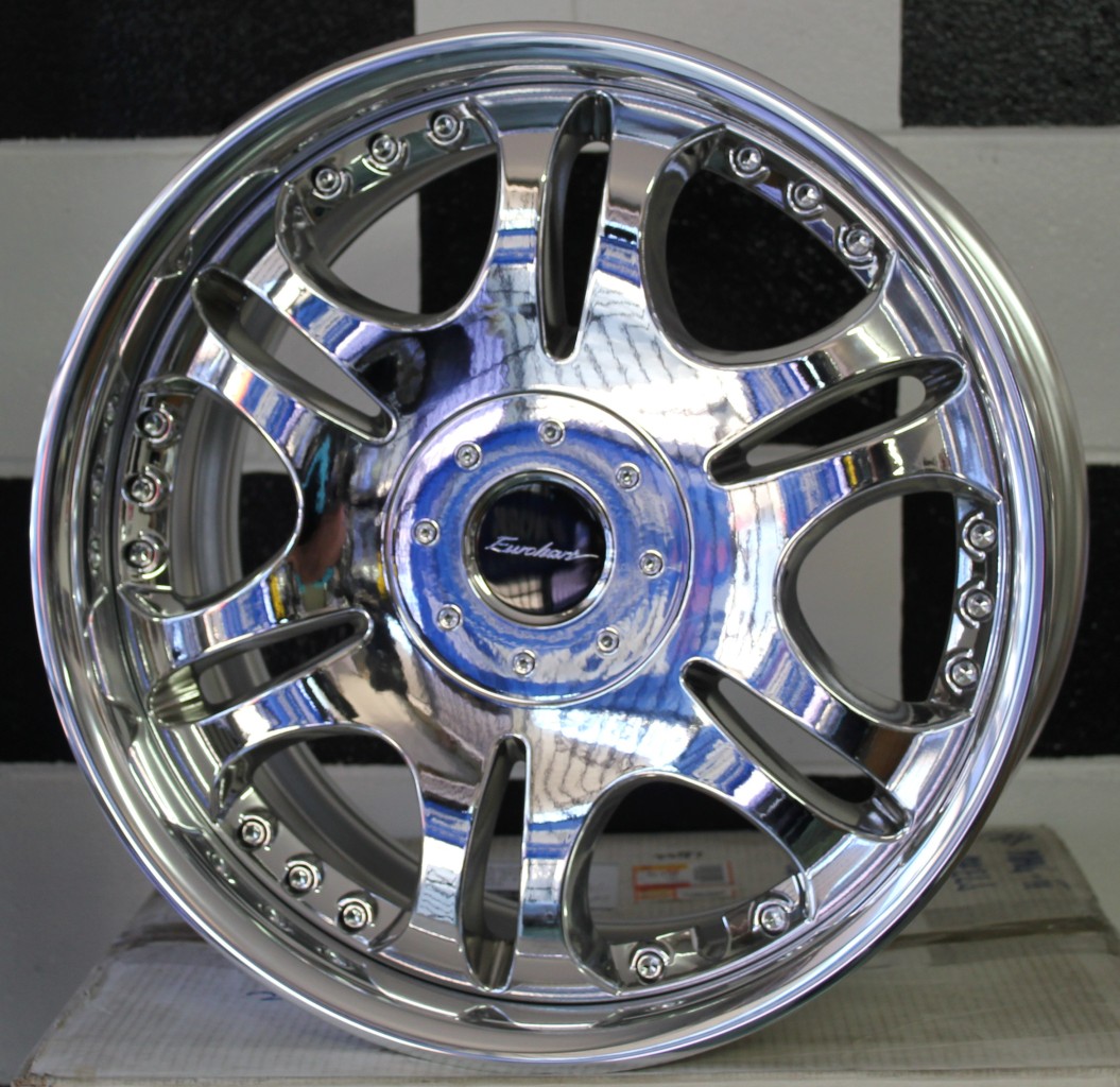 Chrome 5 spoke mags for ford #4