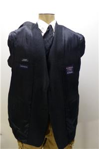Roundtree & Yorke 2 bttn blk Camel hair Blazer Sport Coat ...