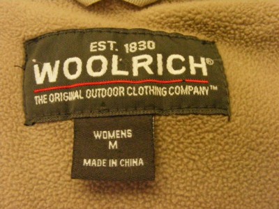 womens WOOLRICH B/U LINED BARN FIELD FARM jacket coat MEDIUM BRITISH ...