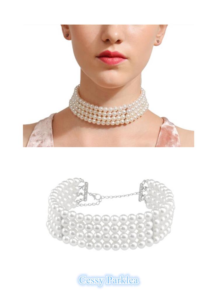 audrey hepburn pearl necklace costume jewelry