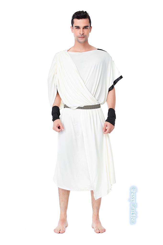 Teenage's Men's Classic Toga Roman Hercules Greek Julius Caesar Ancient ...