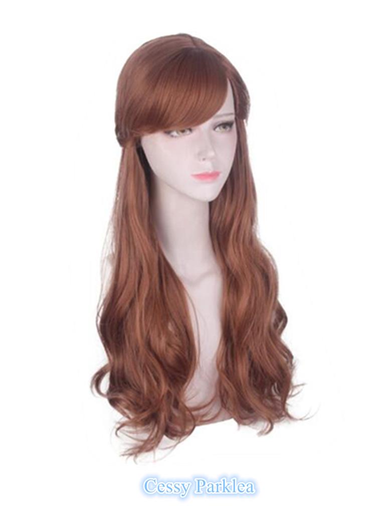 SN-D4-4 Frozen 2 Anna Adult Wig Long Hair Women Book Week