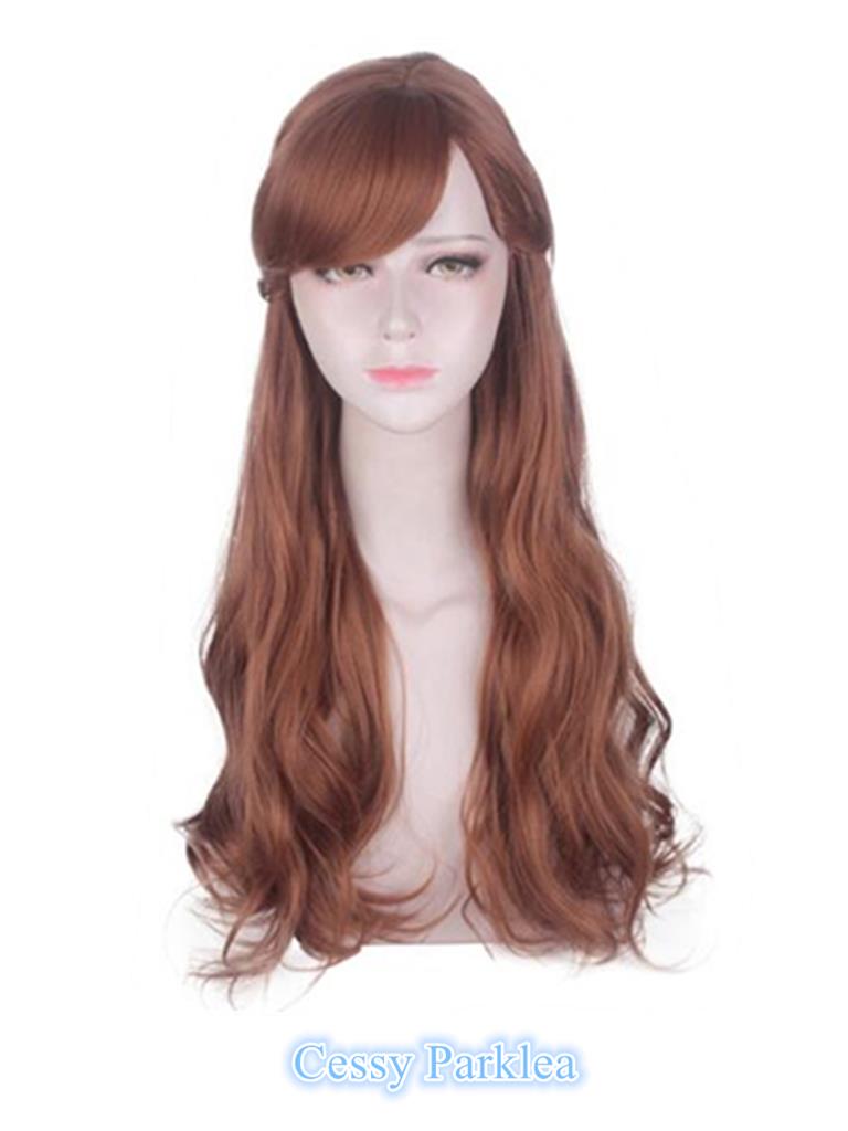 SN-D4-4 Frozen 2 Anna Adult Wig Long Hair Women Book Week