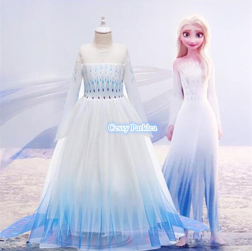 Déguisement Elsa La Reine des neiges II - 9/10 ans (140 cm) — Juguetesland