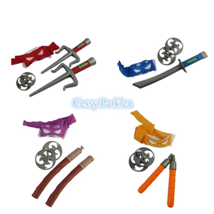 DR-4 Kids Boys Teenage Mutant Ninja Turtles Toy Weapon Set Darts