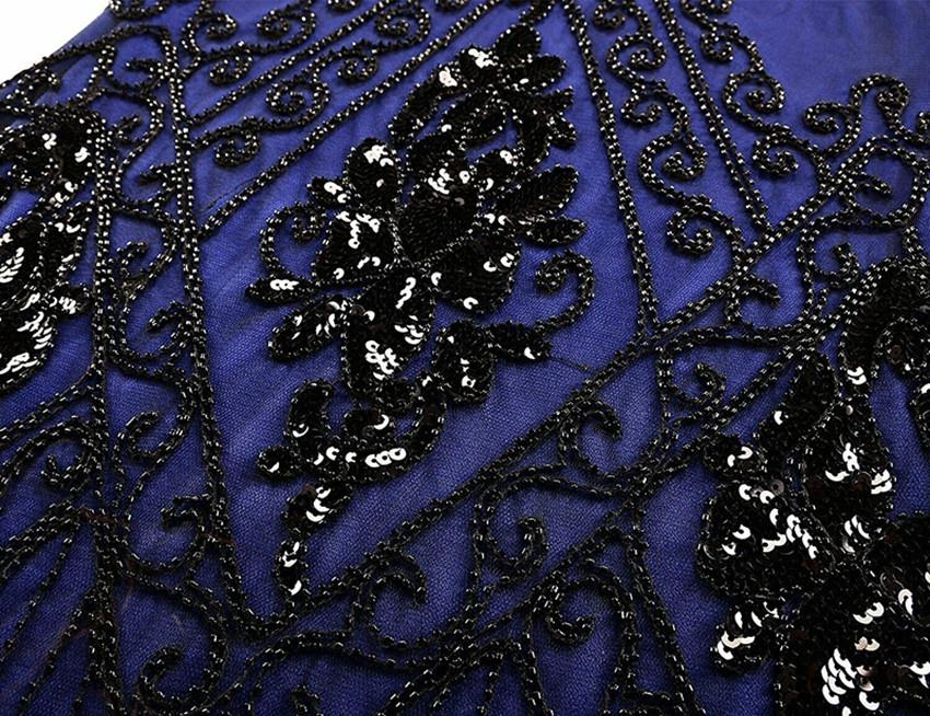 1920s Cleo Flapper Dress In Black & Gold – Flapper Boutique - Foto 5