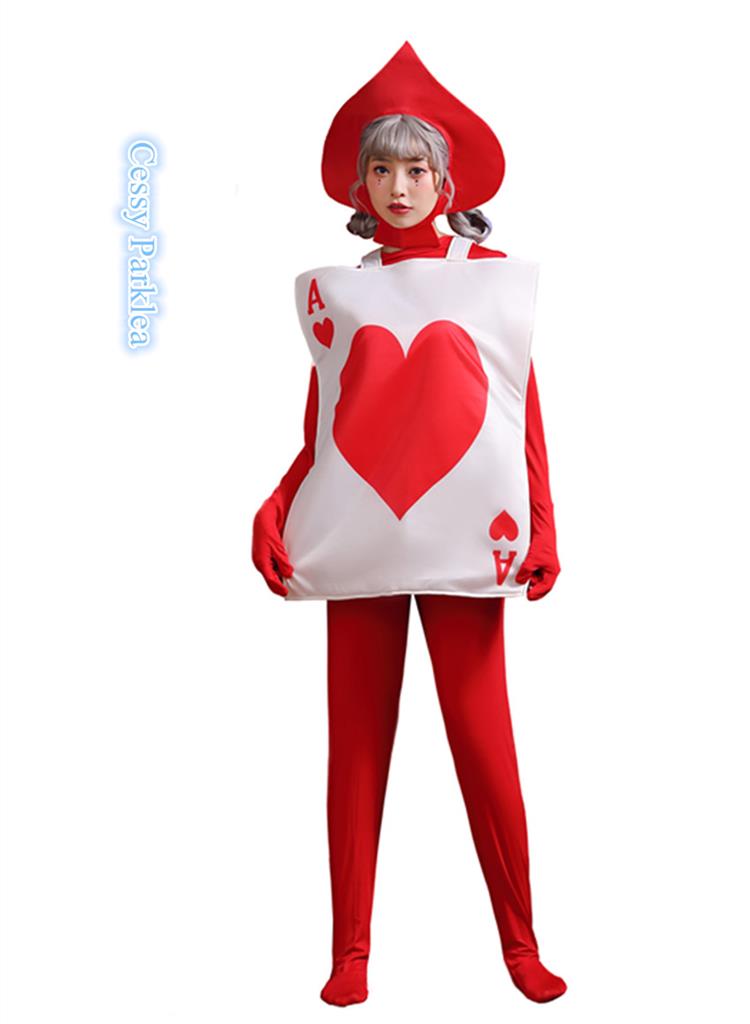 Alice In Wonderland Carded Guard Costume Adult White Tabard