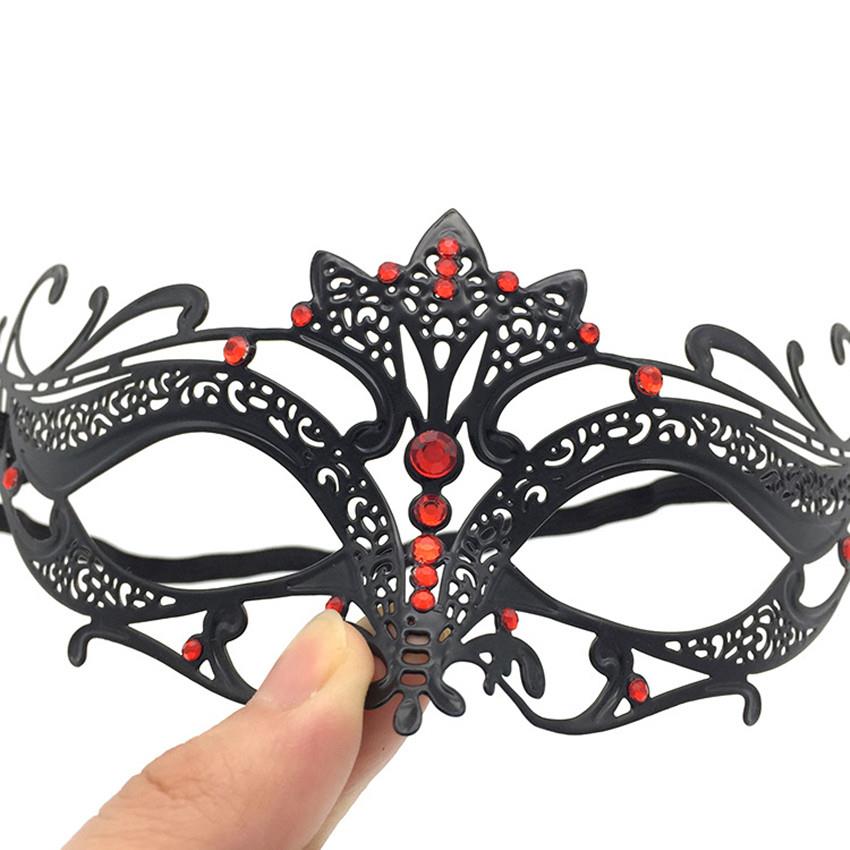 S-A11 Luxury Couples Vampire Metal Venetian Party Masquerade Masks