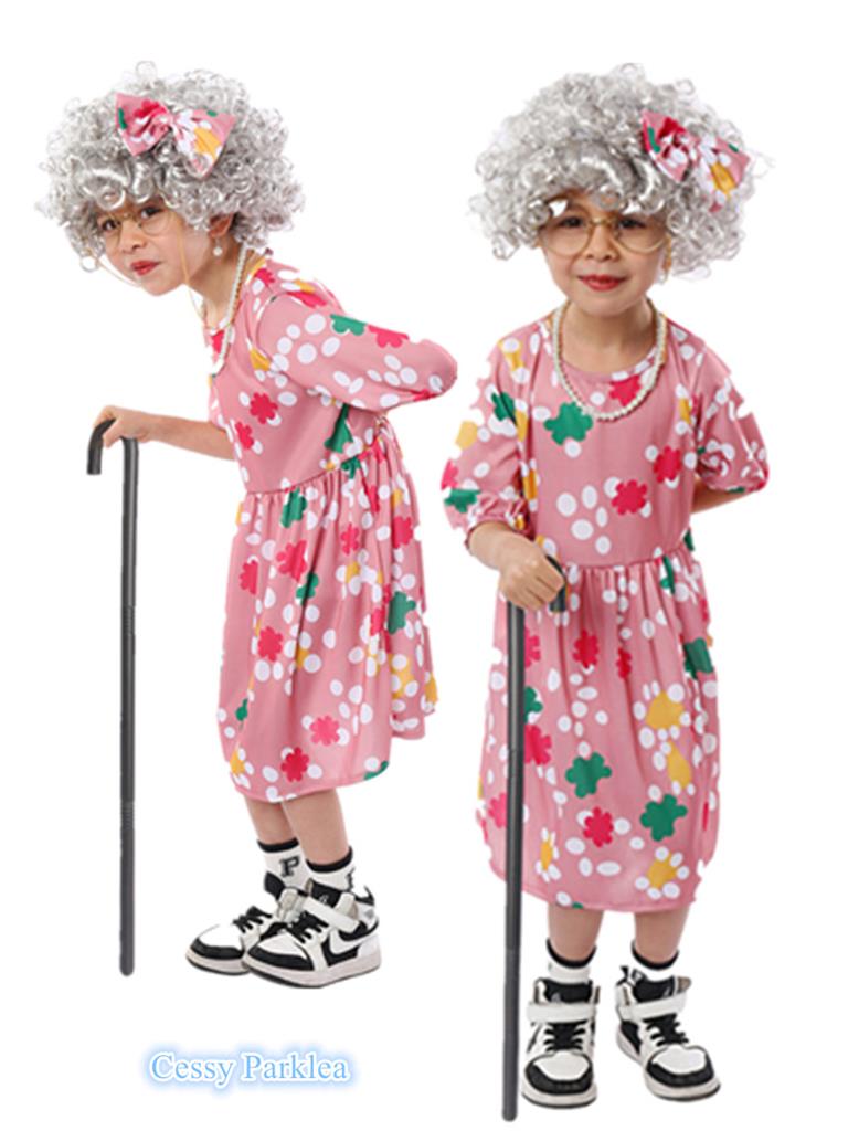 knee length dresses for ladies Little Old Lady Girl