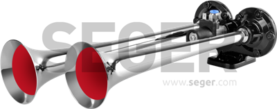 Double Truck Car Lorry Air Horn 24v 12v Fits Daf Scania Volvo Man Mercedes