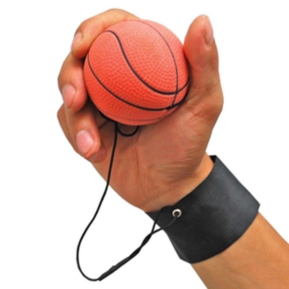 Y Sinknap Bouncy Wrist Band Rubber Ball Elastic String Rebound Finger Exercise Sport Toy