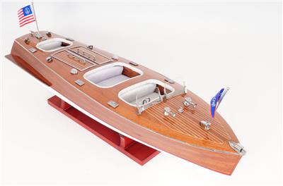 Medium Wood Model Speedboat