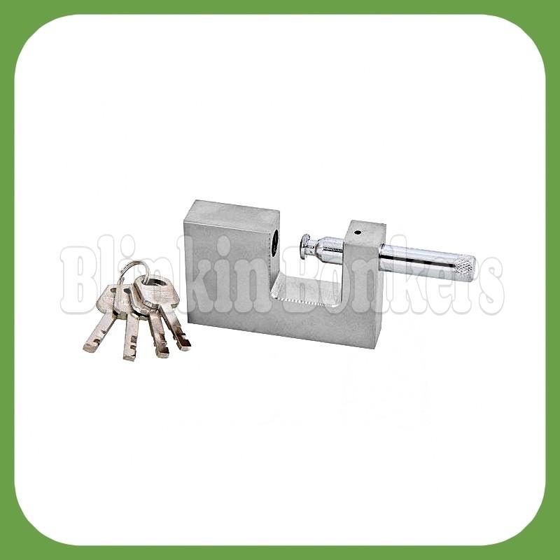 STRONG HEAVY DUTY CONTAINER SHUTTER GARAGE SECURITY STEEL PADLOCK SAFE SHOP LOCK