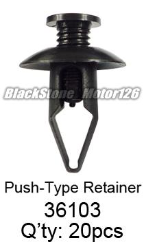 25 Rear Bumper Retainer Rivet Push Type Clip For Lincoln For Ford W710250-S300
