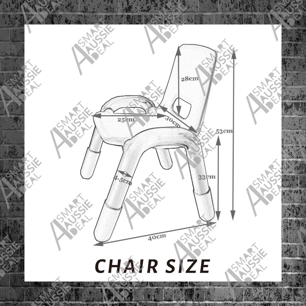 Heavy Duty Strong Table Chair For Kids Young Children Boys Girls Play