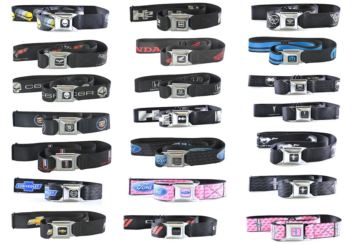 Auto Brands Logo Seat Belt Style Color Seatbelt Belt Buckles - Multiple ...