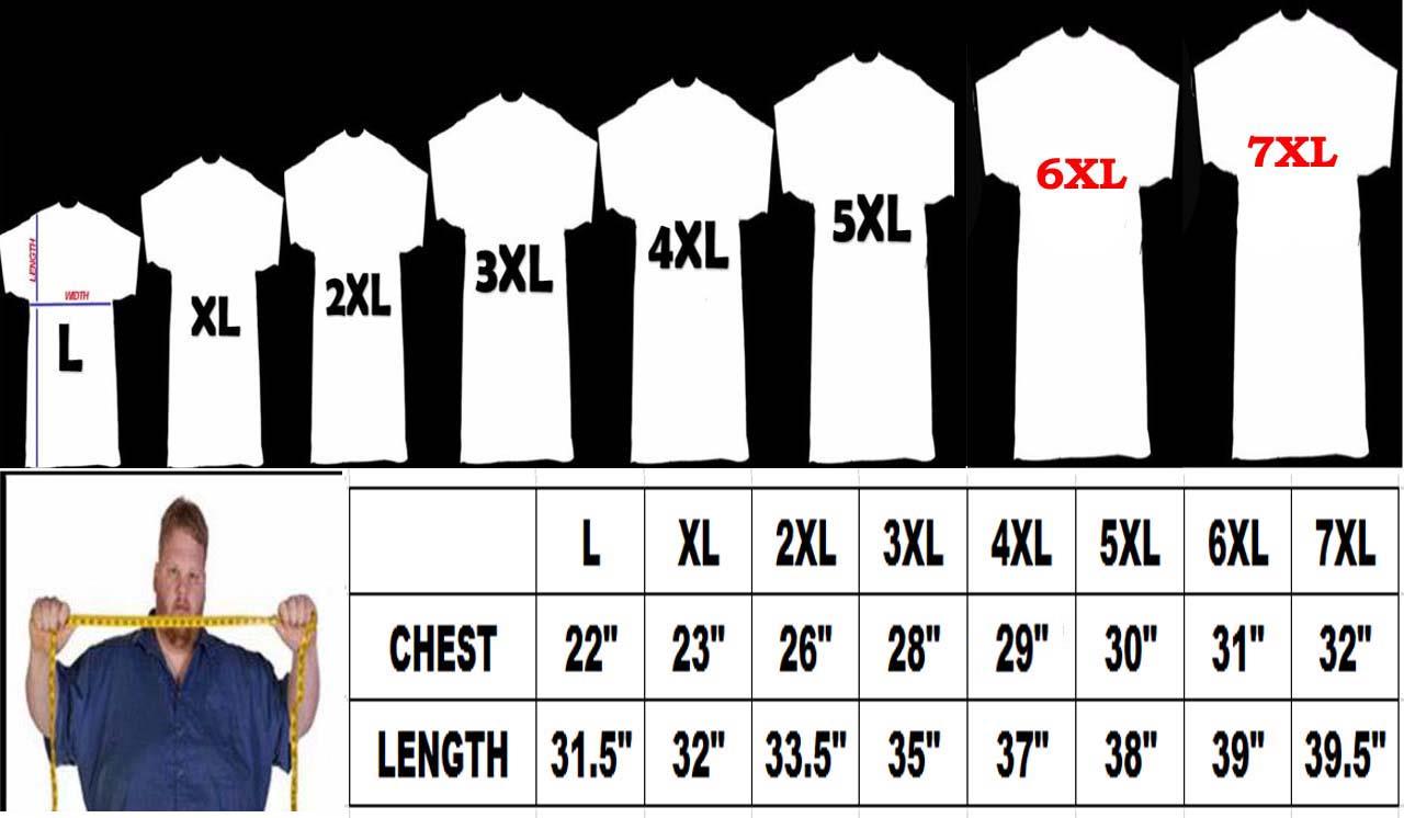 Big & Tall Size Chart