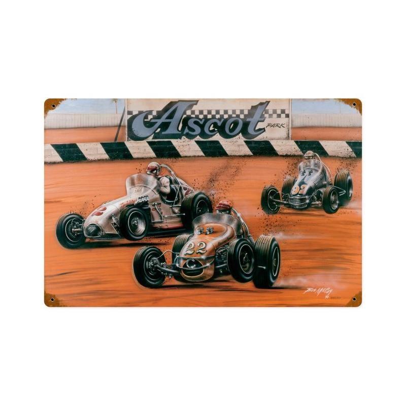 Hot Rod Rat Rod Race Car Vintage Metal Sign MAN CAVE GARAGE BODY SHOP ...
