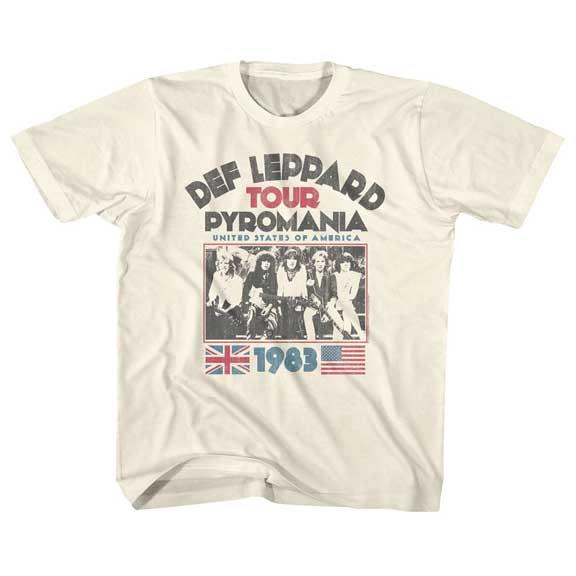 IMPRESIONANTE CAMISETA Def Leppard Banda de Rock Inglés Concierto NIÑOS PEQUEÑOS JÓVENES 5 - Imagen 2 de 2