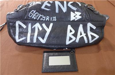 Balenciaga City Graffiti Classic Studs Bag Leather Small | eBay Balenciaga City Graffiti Classic Studs Bag Leather Small | eBay
