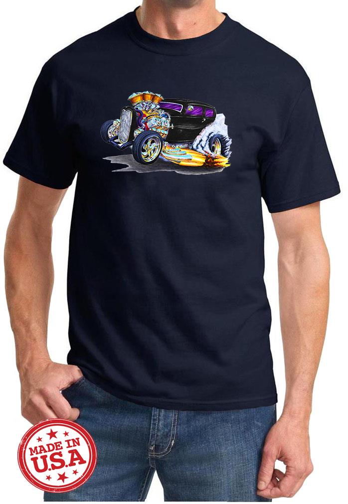 1930's Ford Hot Rod Cartoon Tshirt NEW FREE SHIPPING - Picture 11 of 11