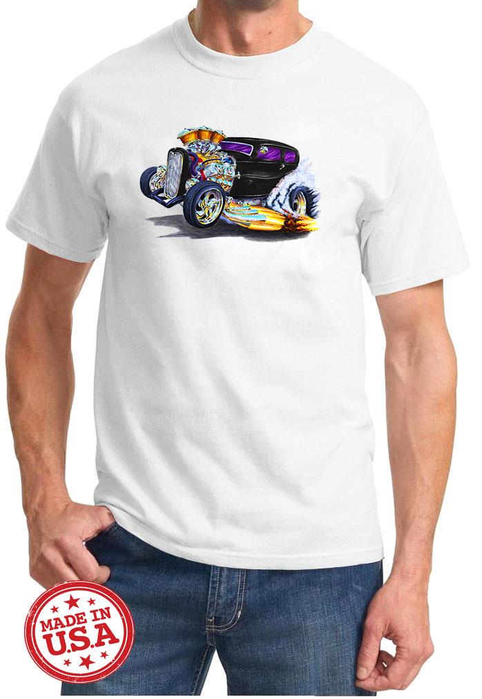 1930's Ford Hot Rod Cartoon Tshirt NEW FREE SHIPPING - Picture 9 of 11