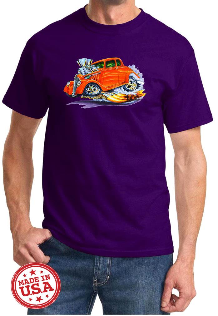 1933 1934 Willys Hot Rod Cartoon Tshirt NEW FREE SHIPPING - Picture 8 of 11