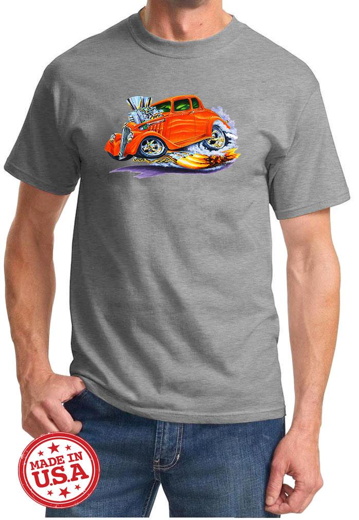 1933 1934 Willys Hot Rod Cartoon Tshirt NEW FREE SHIPPING - Picture 3 of 11