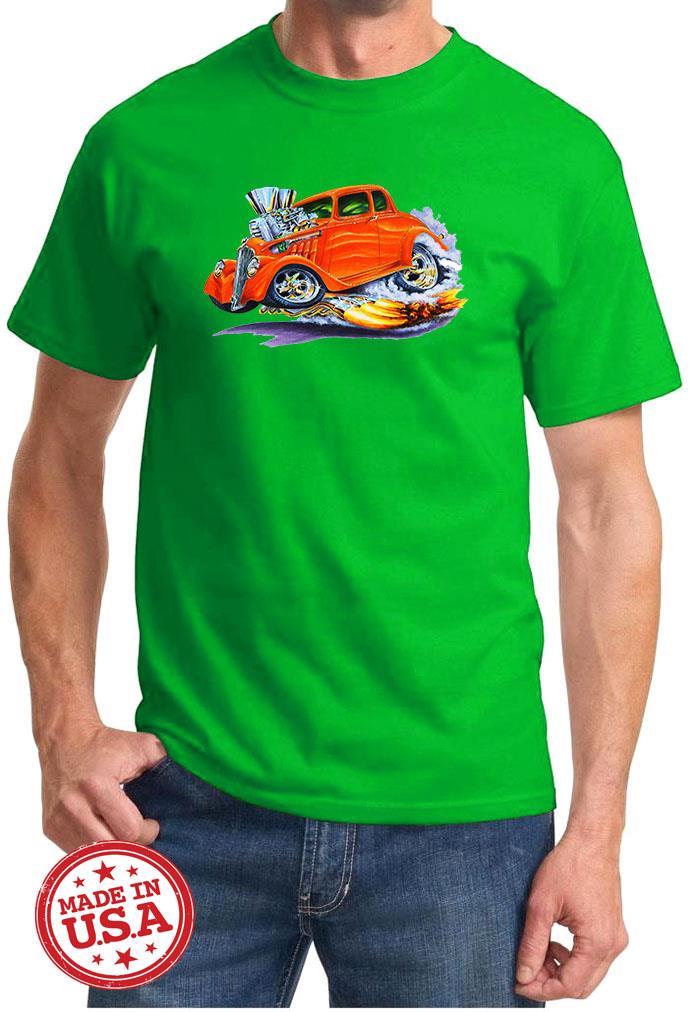 1933 1934 Willys Hot Rod Cartoon Tshirt NEW FREE SHIPPING - Picture 5 of 11
