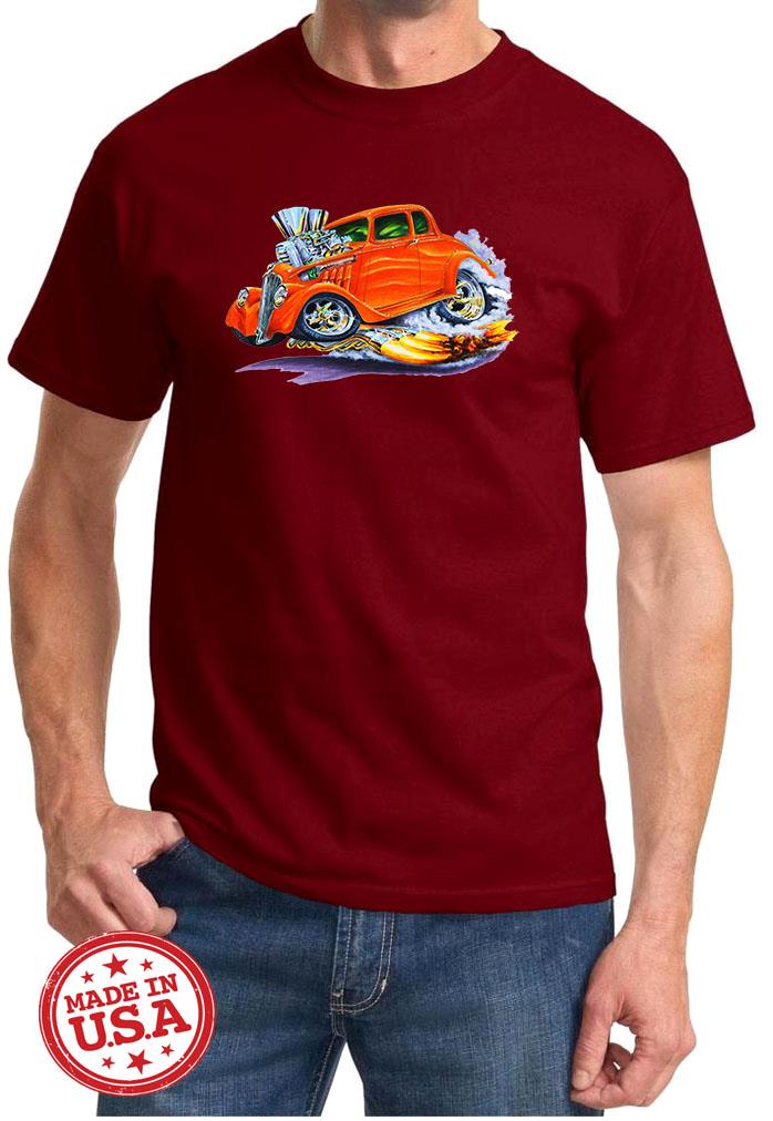 1933 1934 Willys Hot Rod Cartoon Tshirt NEW FREE SHIPPING - Picture 6 of 11