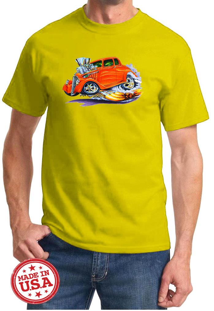 1933 1934 Willys Hot Rod Cartoon Tshirt NEW FREE SHIPPING - Picture 10 of 11