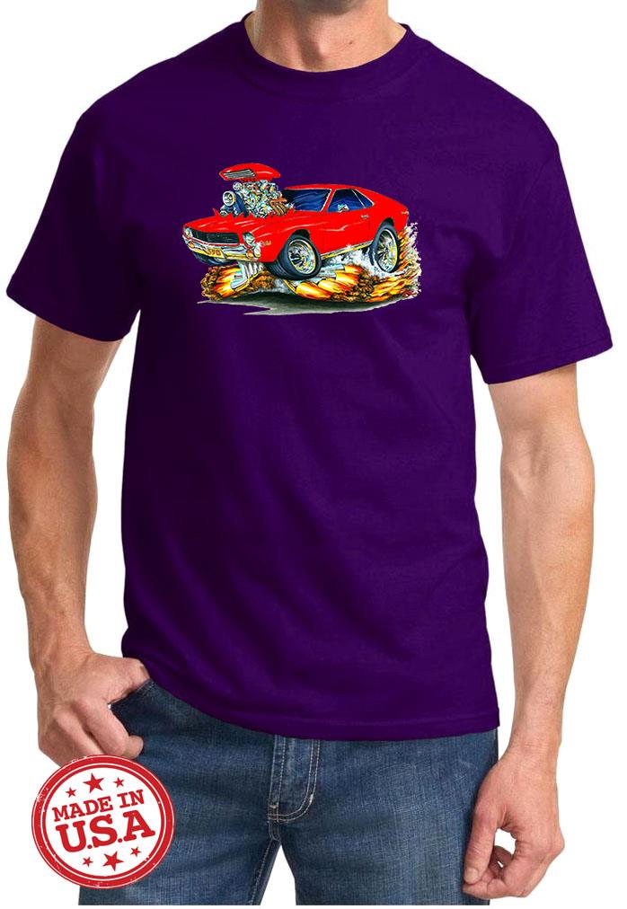 1968 1969 AMC AMX Full Color Cartoon Tshirt NEW FREE SHIPPING - Picture 8 of 11