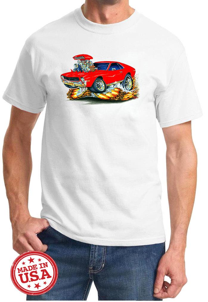 1968 1969 AMC AMX Full Color Cartoon Tshirt NEW FREE SHIPPING - Picture 9 of 11
