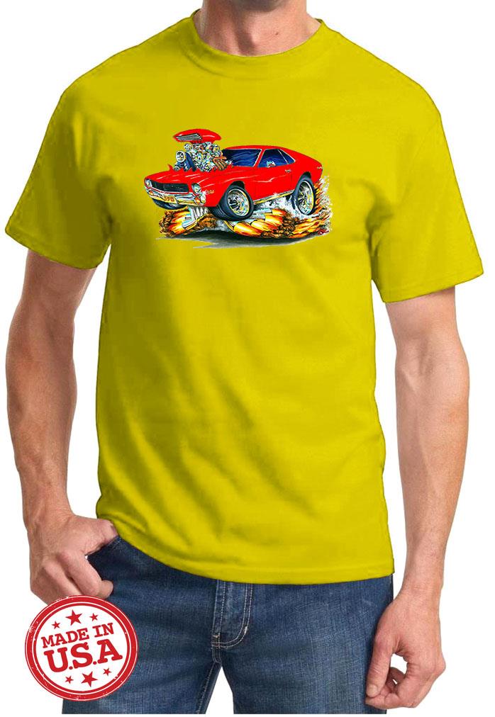 1968 1969 AMC AMX Full Color Cartoon Tshirt NEW FREE SHIPPING - Picture 10 of 11