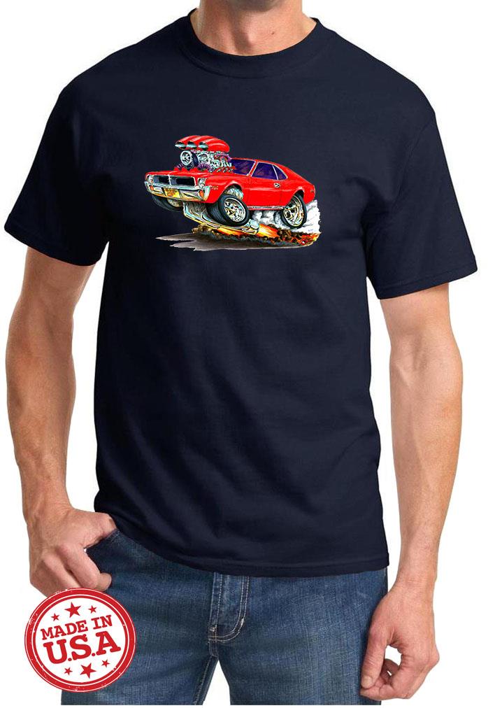 1968 1969 AMC Javelin Full Color Cartoon Tshirt NEW FREE SHIPPING - Picture 11 of 11