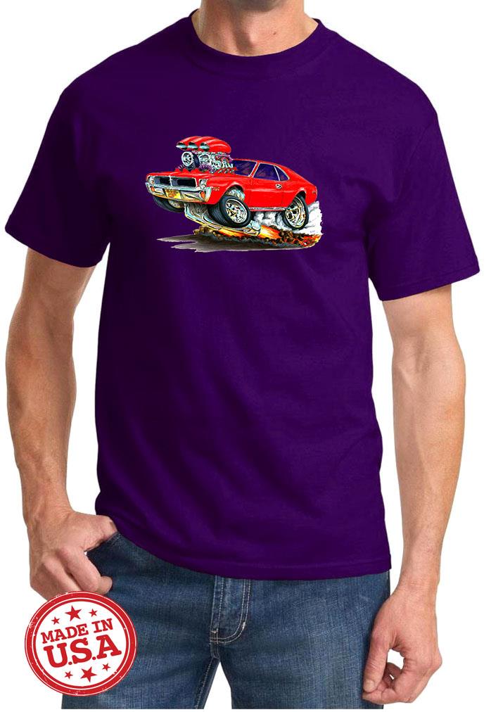 1968 1969 AMC Javelin Full Color Cartoon Tshirt NEW FREE SHIPPING - Picture 8 of 11