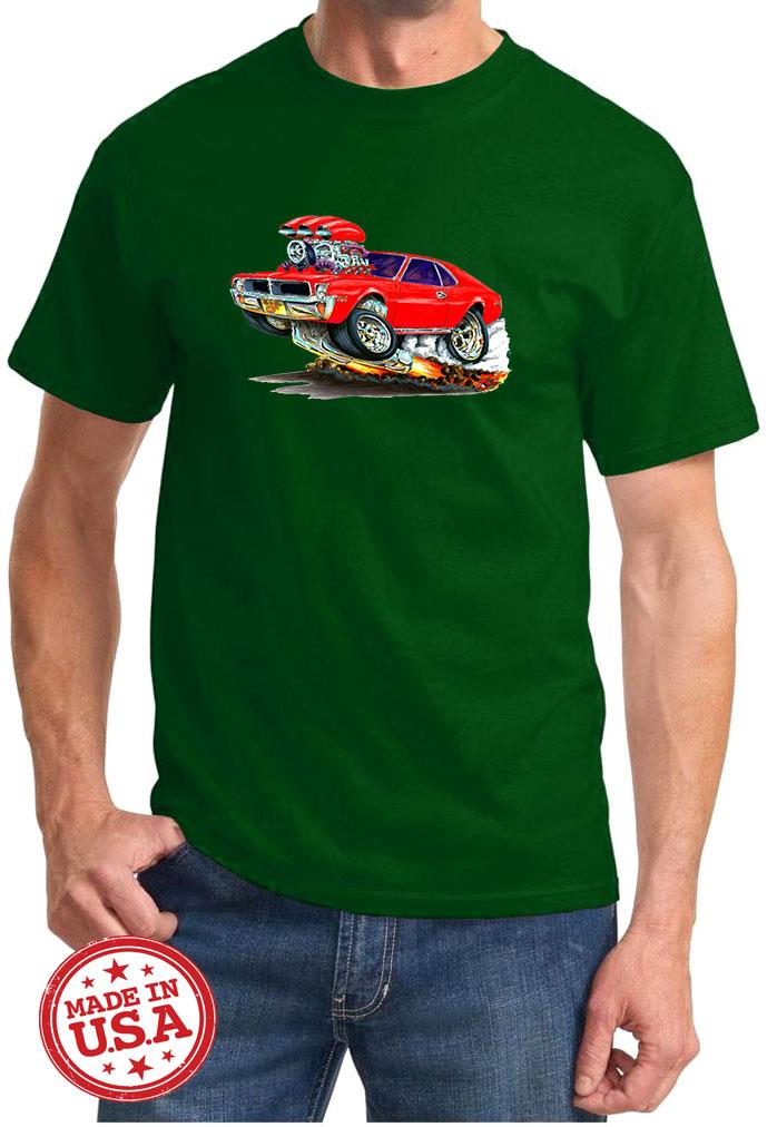 1968 1969 AMC Javelin Full Color Cartoon Tshirt NEW FREE SHIPPING - Picture 4 of 11