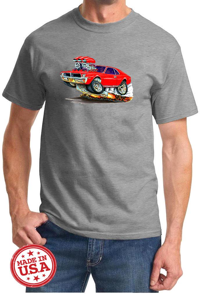 1968 1969 AMC Javelin Full Color Cartoon Tshirt NEW FREE SHIPPING - Picture 3 of 11