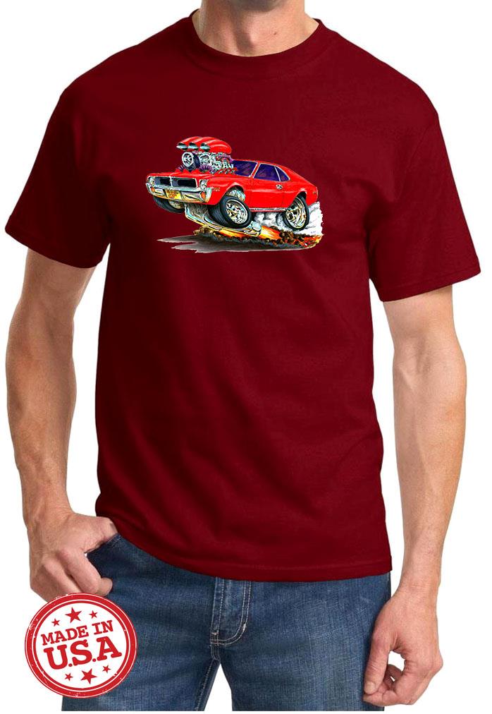1968 1969 AMC Javelin Full Color Cartoon Tshirt NEW FREE SHIPPING - Picture 6 of 11