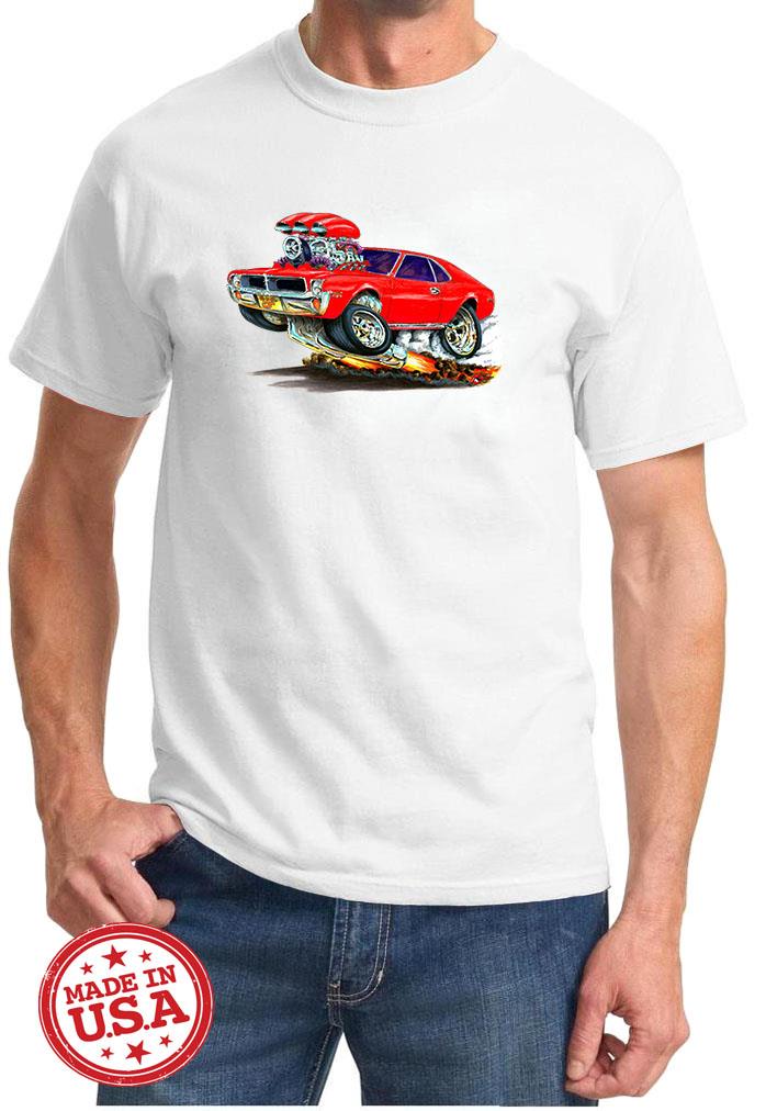 1968 1969 AMC Javelin Full Color Cartoon Tshirt NEW FREE SHIPPING - Picture 9 of 11