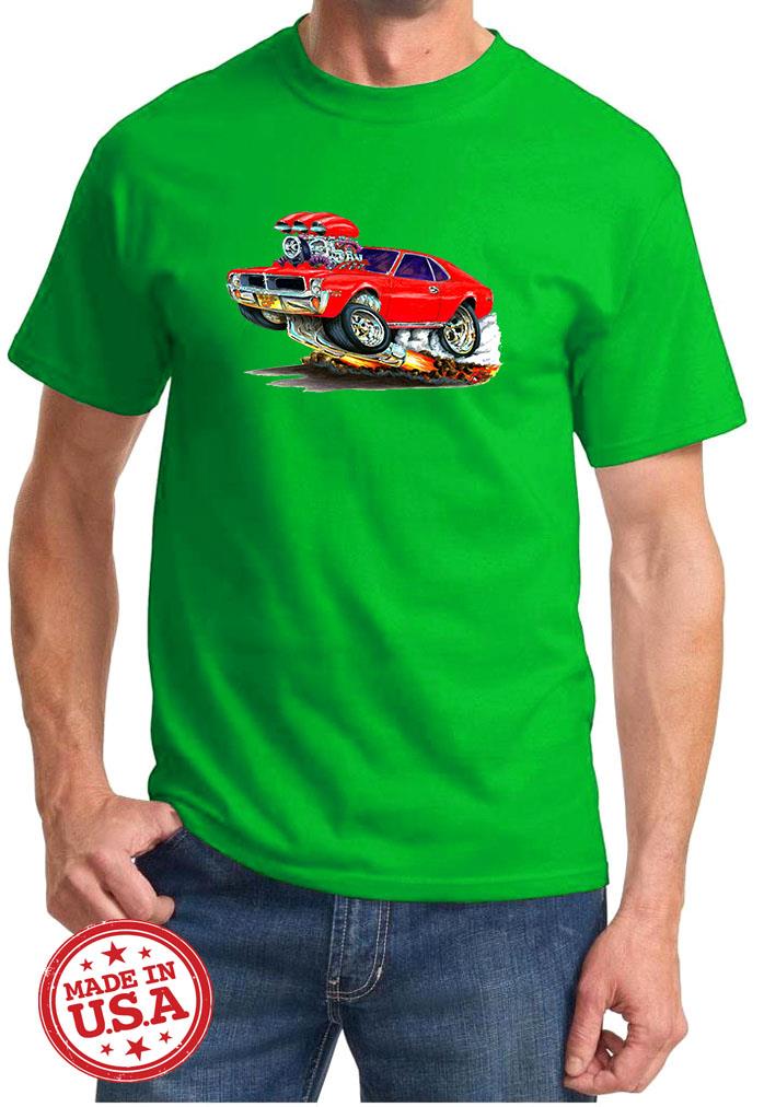 1968 1969 AMC Javelin Full Color Cartoon Tshirt NEW FREE SHIPPING - Picture 5 of 11