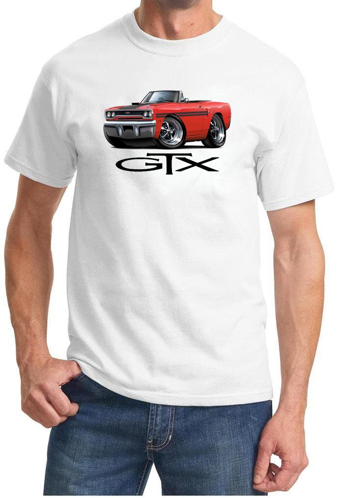 1970 Plymouth GTX Convertible Full Color Cartoon Tshirt NEW FREE SHIPPING - Picture 9 of 11