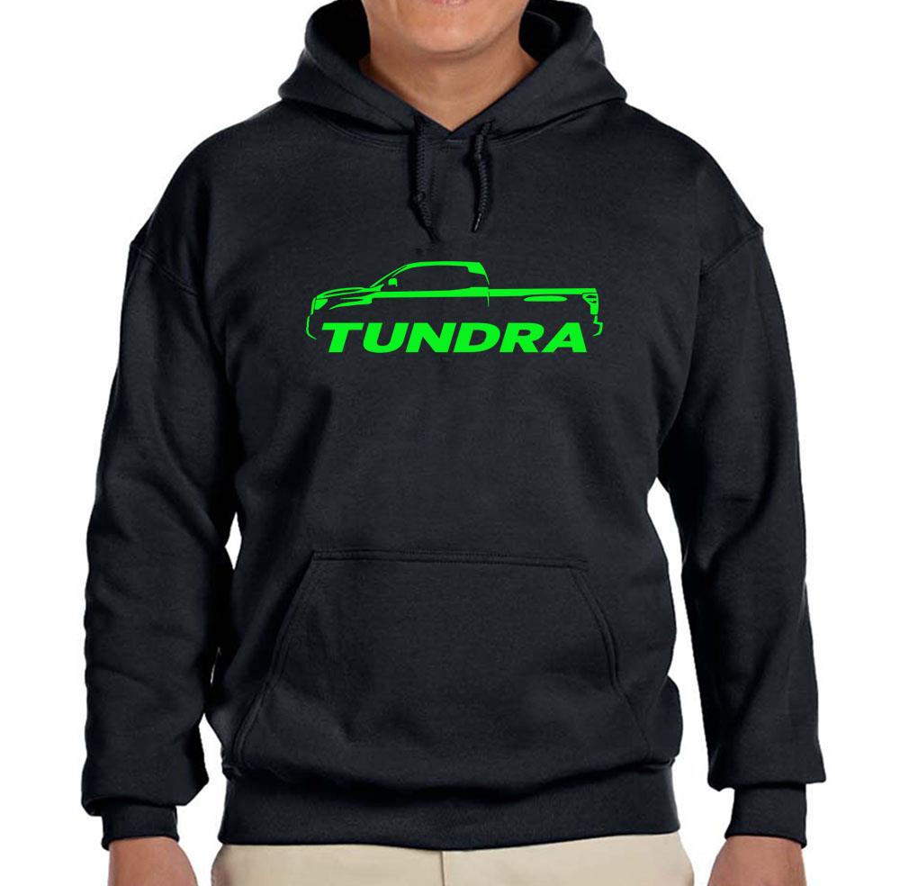 Toyota Tundra Pickup Truck Black Hoodie Sweatshirt FREE SHIP - Picture 3 of 7