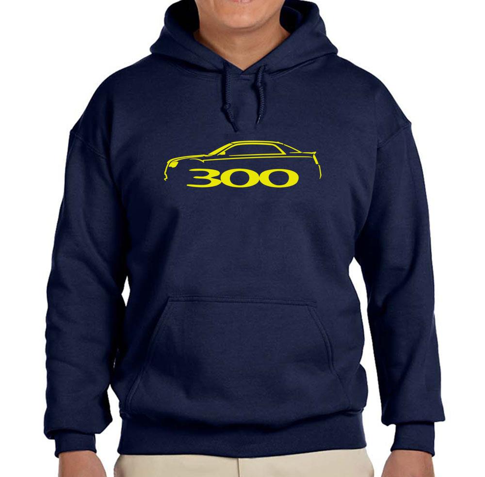 2011-17 Chrysler 300 Navy Blue Hoodie Sweatshirt FREE SHIP - Picture 7 of 7