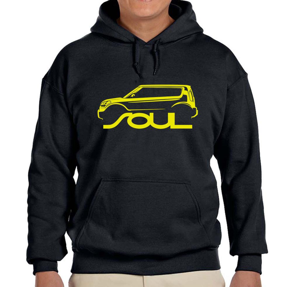 KIA SOUL Black Hoodie Sweatshirt FREE SHIP - Picture 7 of 7