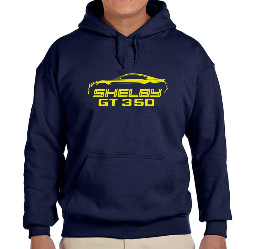 2016-19 Shelby GT350 Mustang Navy Blue Hoodie Sweatshirt FREE SHIP - Picture 7 of 7