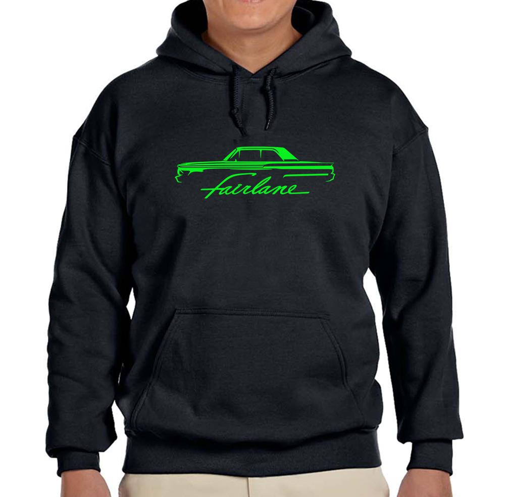 1962 Ford Fairlane Black Hoodie Sweatshirt FREE SHIP-image