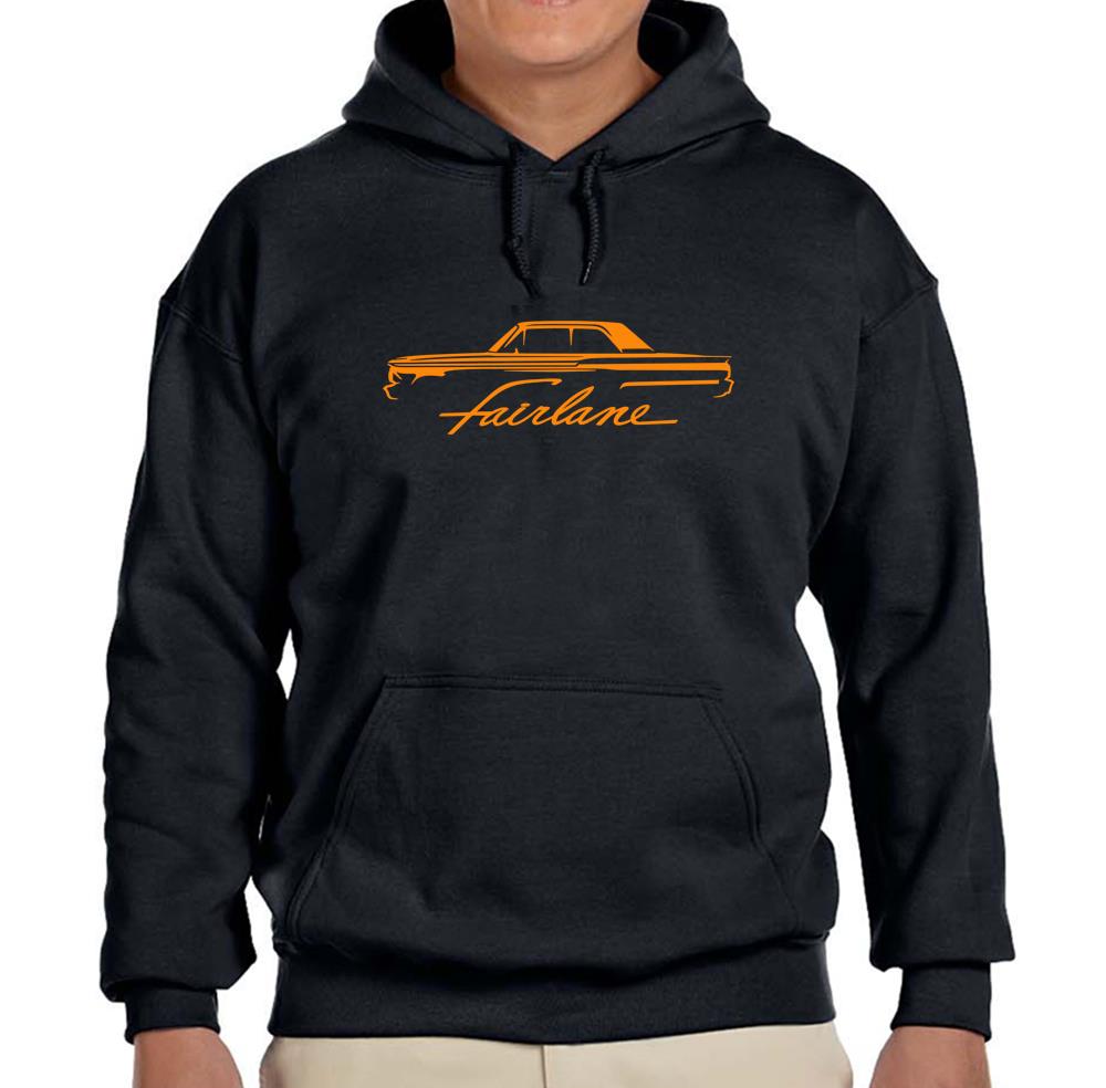 1962 Ford Fairlane Black Hoodie Sweatshirt FREE SHIP-image