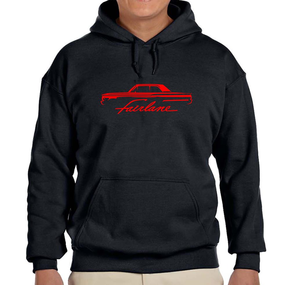 1962 Ford Fairlane Black Hoodie Sweatshirt FREE SHIP-image